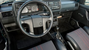 VW Golf Rallye interior