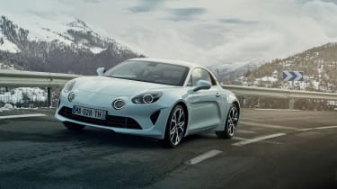 Alpine A110 Pure and Legende - front