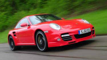 Porsche 911 Turbo S front tracking