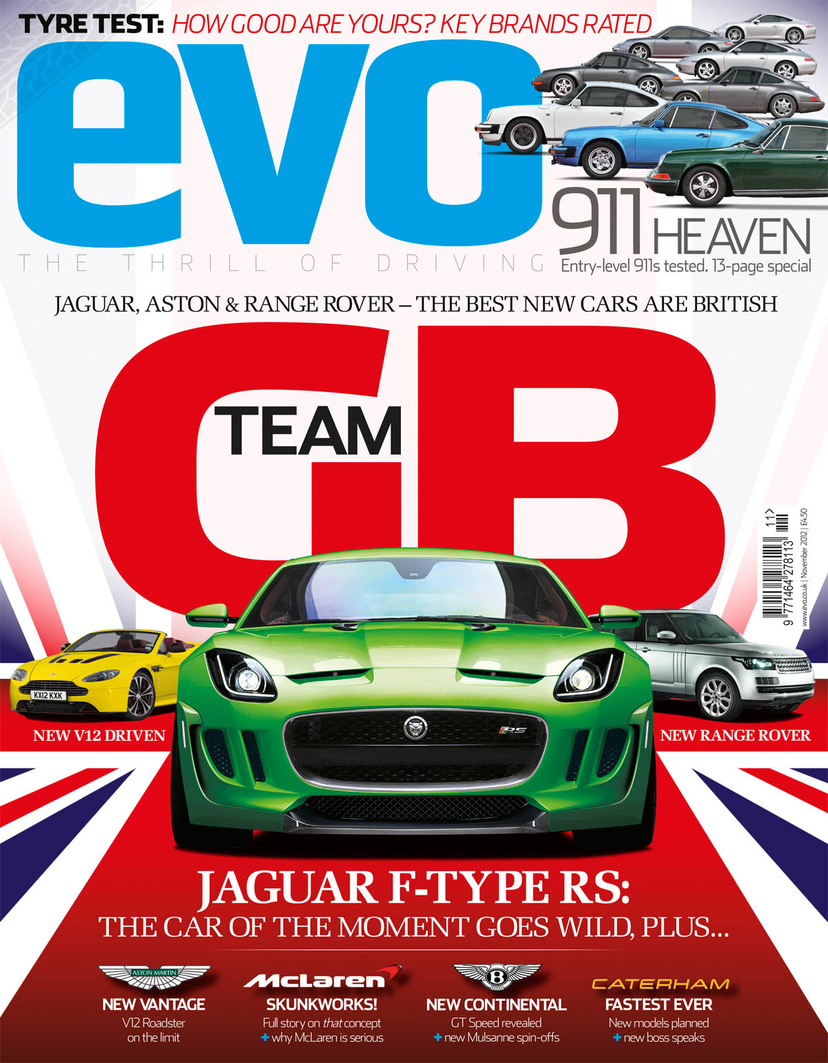 November 2012 issue of evo Magazine evo