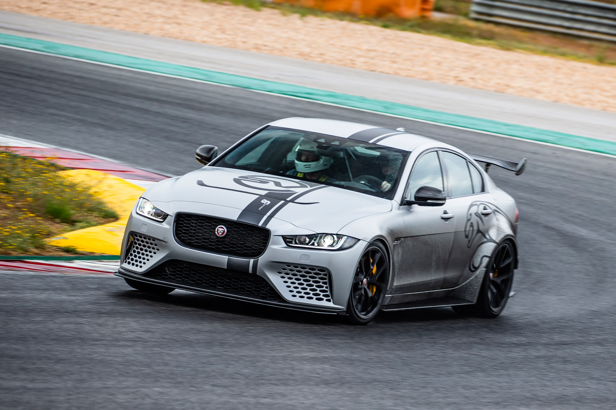 Jaguar XE Project 8 first drive pictures Evo