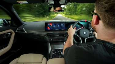 BMW M240i xDrive interior driving