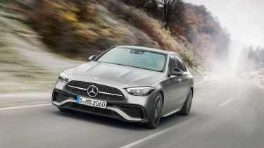 2021 Mercedes C-class revealed - front tracking