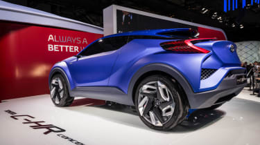 Toyota C-HR concept at the 2014 Paris motor show