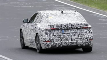Audi S6 e-tron spy shot – rear
