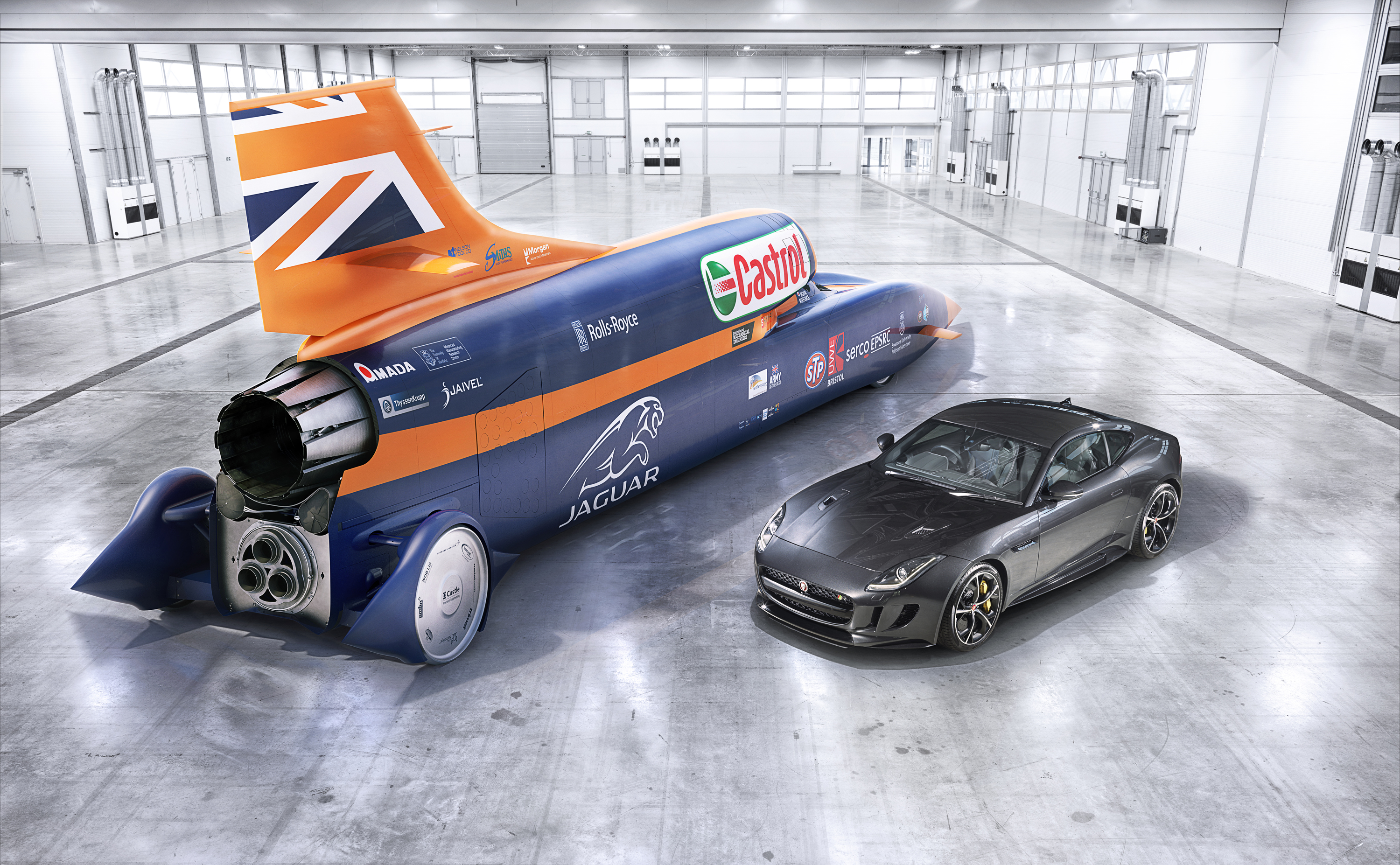 Jaguar F Type R Awd Joins Bloodhound Ssc For Record