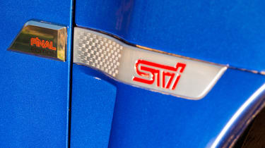 Subaru WRX Final Edition – emblem 