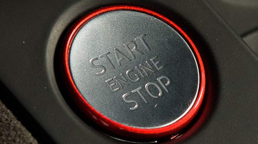 Audi RS4 – start/stop button 