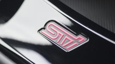 Subaru Impreza Cosworth STi badge