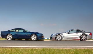 Aston Martin Vantage 600 v Mercedes SL65 Black