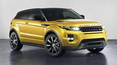 Range Rover Evoque Sicilian Yellow Limited Edition front view