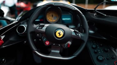 Ferrari Monza SP2 Goodwood FoS steering wheel