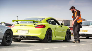 evo track evening - GT4 chartruse rear
