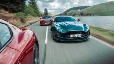 Bentley Continental GT Speed v Aston Martin DB12 v Maserati GranTurismo