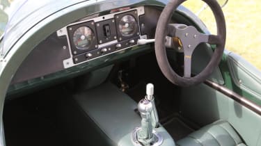 Morgan 3 Wheeler interior