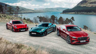 Bentley Continental GT Speed v Aston Martin DB12 v Maserati GranTurismo