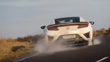 Honda NSX - rear wet