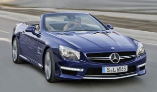 2013 Mercedes SL65 AMG front roof down