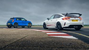 Honda Civic Type R v Alpine A290
