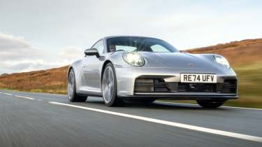 BMW M4 v Porsche 911 front