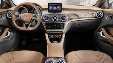 Mercedes GLA concept interior