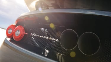 Hennessey Venom GT badge, rear grille
