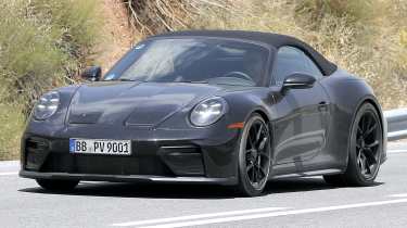 Porsche 911 Speedster mule front