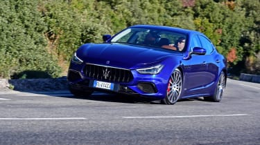 Maserati Ghibli S – front cornering