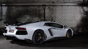 Novitec Lamborghini Aventador white rear