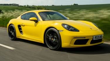Porsche Cayman review front
