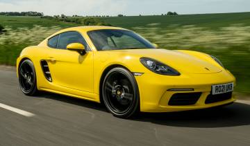 Porsche Cayman review front