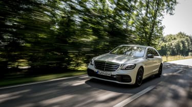 Mercedes S-class - front tracking