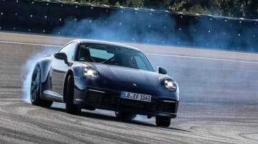 Porsche 911 final testing - sliding