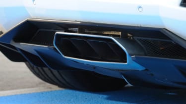 Lamborghini Aventador LP700-4 exhaust pipe