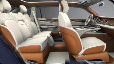 Bentley EXP9F SUV concept interior seats