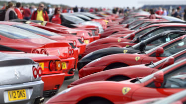 Largest parade of Ferraris ever
