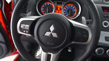 Mitsubishi Evo dashboard