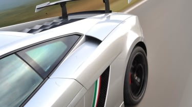 Lamborghini Gallardo Squadra Corse rear wing