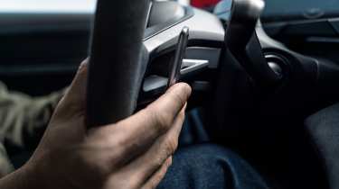 Porsche Taycan E-Shift paddles