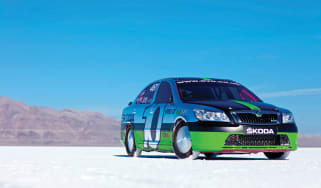 227mph Skoda at Bonneville Speed Week