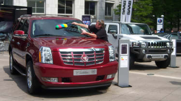 Hummer and Escalade