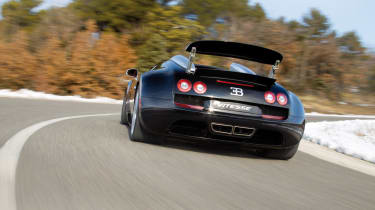2012 Bugatti Veyron Vitesse spoiler up