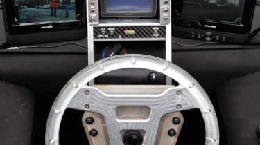Peter Wheeler&#039;s Scamander steering wheel cockpit