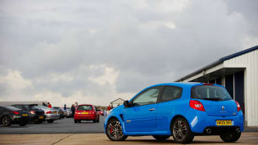 Renaultsport Clio 200 Cup racing blue trackday