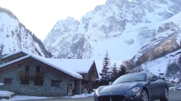 Maserati GT in snow