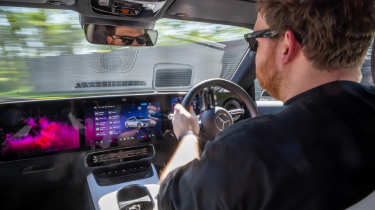 Mercedes-Benz CLA Shooting Brake interior driving