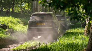 Range Rover 2022 review – offroad rear
