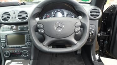 Mercedes CLK63 Black dashboard