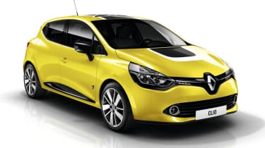 2012 Renault Clio yellow front