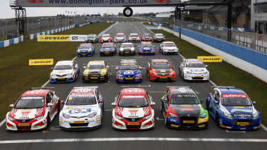 British Touring Cars 2013 season grid of cars